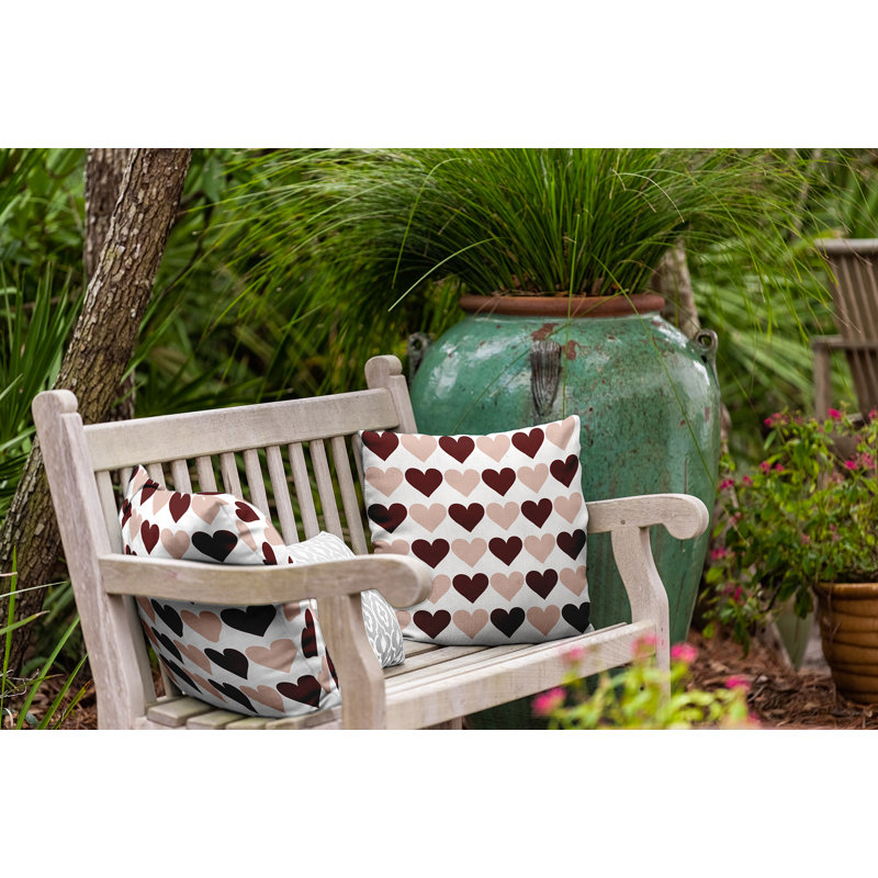 Geometric Outdoor Reversible Throw Pillow