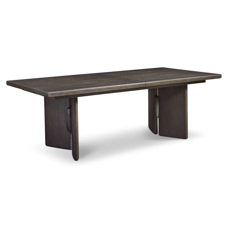 Geneve Oak Extendable Double Pedestal Dining Table
