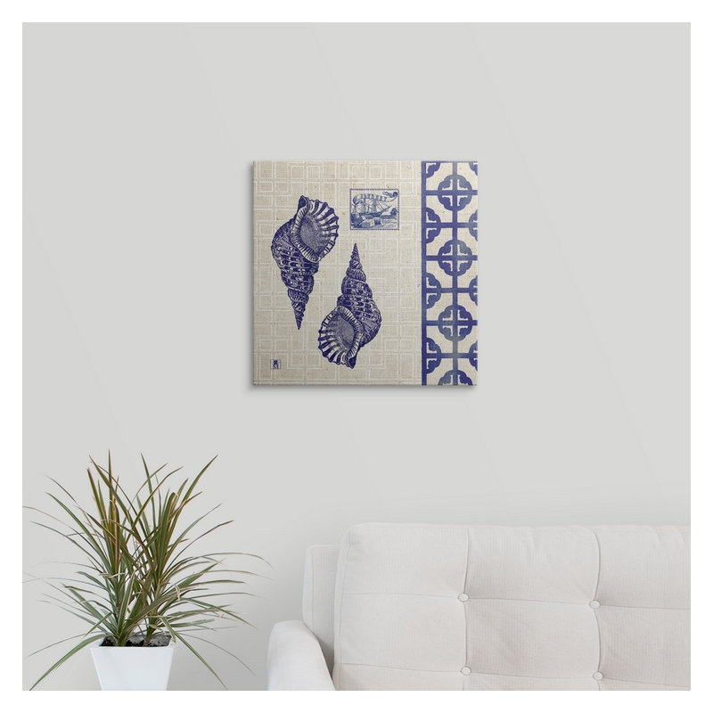 « iv », impression Sea Shore Square, Toile, H 35 po x l 35 po x P 1,5 po