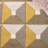 Gilderoy Geometric Hand Tufted Wool/Cotton Area Rug in Gold/Gray-1371445321