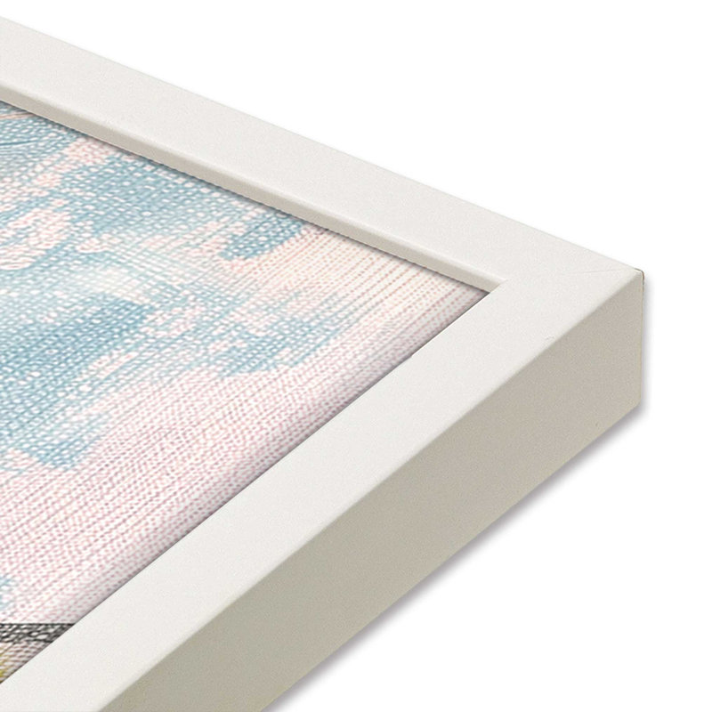 «Bridging Hues», impression encadrée sur papier par Azure Artisanal Studio, Blanc opaque, H 15 po x l 12 po x P 1,25 po