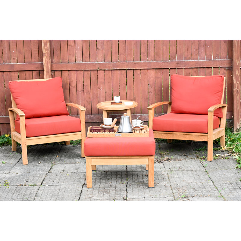 Teak Wood Outdoor Serving Tray