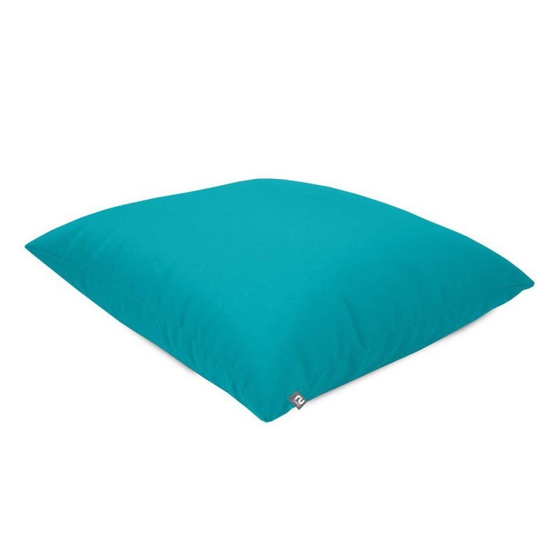 rucomfy Beanbags Square Floor Cushion Large Indoor/Outdoor Bean bag - Use As Large Pillow or Chair - Water Resistant and Durable - L70cm x W70cm