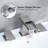 Widespread 2-handle Bathroom Faucet with Drain Assembly-106895918