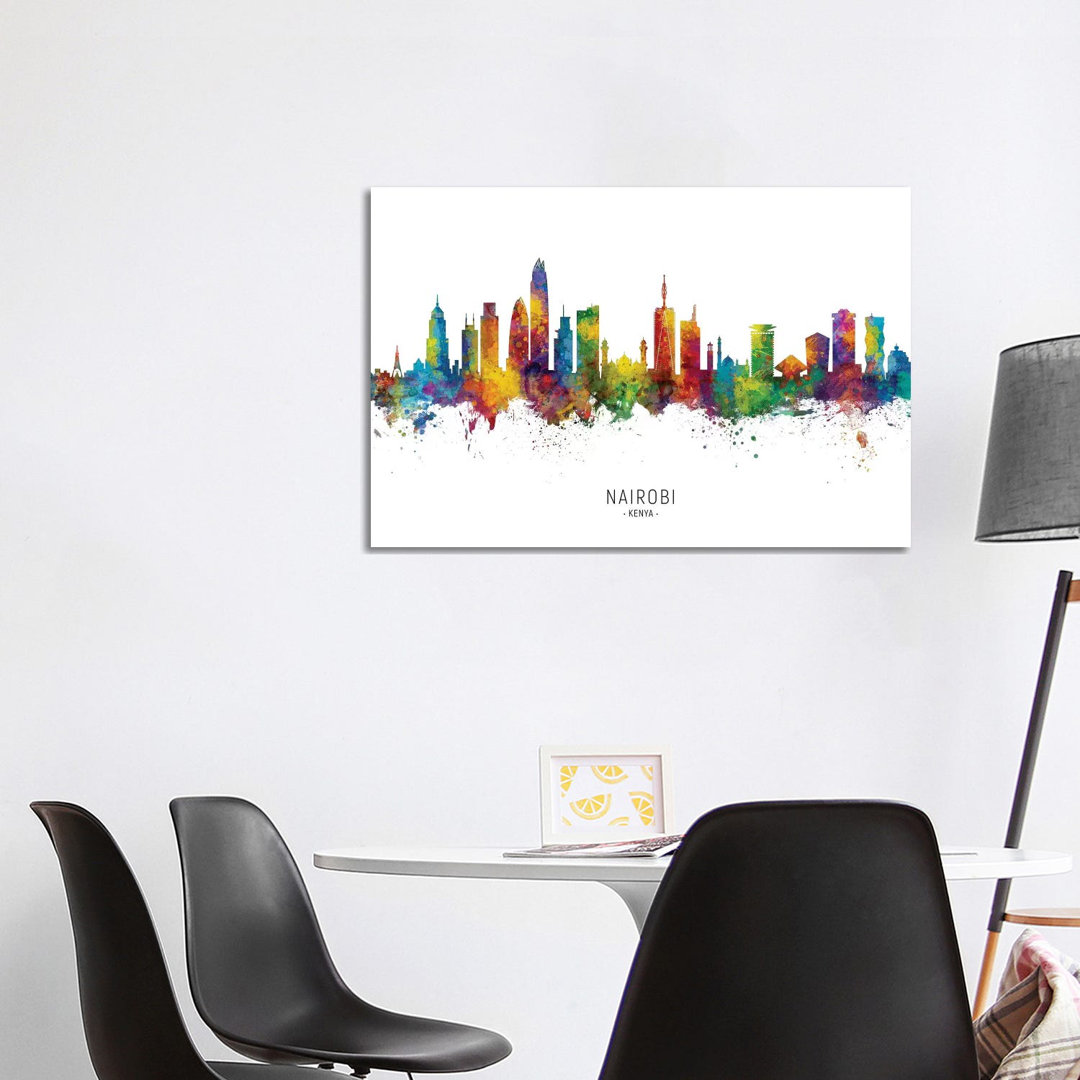 Nairobi Kenya Skyline by Michael Tompsett - Print on Canvas