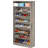 9-Tier Tall Shoe Cabinet With Open Storage Shelf, Freestanding Wooden Shoe Organizer For Entryway Or Closet