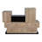 Commode 8 tiroirs en bois massif l 65 po