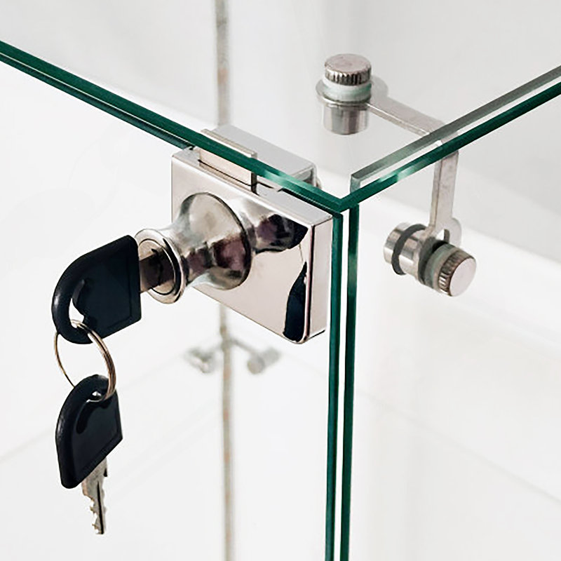 Vitrine en verre trempé, armoire à vin, armoire de rangement, classeur, avec bande lumineuse à DEL Bluetooth, roulettes pivotantes verrouillables, convient aux sols inégaux, peut être placé n'importe où, couleur: blanc
