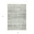 3' X 5' Sage Artichoke Green And Ivory Abstract Washable Indoor Outdoor Area Rug