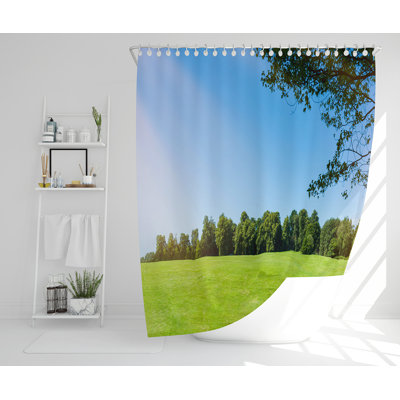 Eliverto 13 Piece Polyester Shower Curtain Set