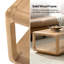 Table basse moderne en bois massif avec base ouverte Arved-764189394