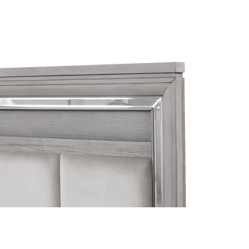 Upholstered Panel Bed, Full / Double