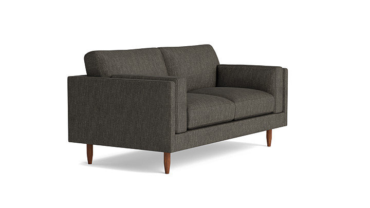 Skinny Fat Sofa ("85"), Performance Weave - Onyx