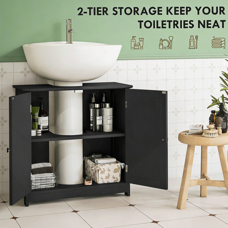 Bathroom Cabinet With Pedestal Sink