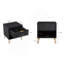 Table de chevet en noir-26692523