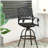 Cast Aluminium SWIVEL BAR STOOL
