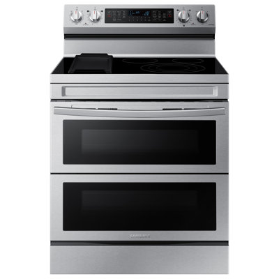 6.3 cu. ft. Smart Freestanding Electric Range with Flex Duo, No-Preheat Air Fry & Griddle