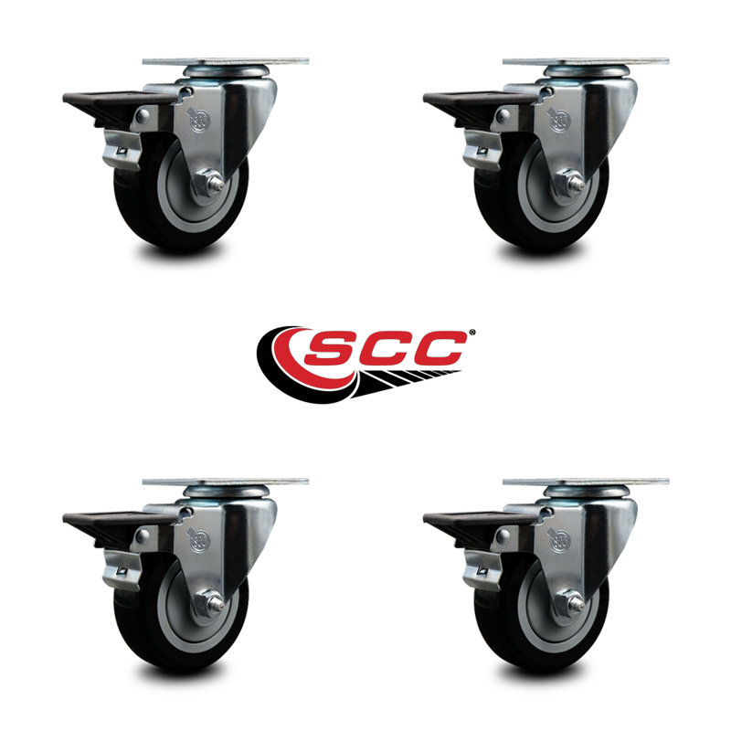 Polyurethane Caster, Black