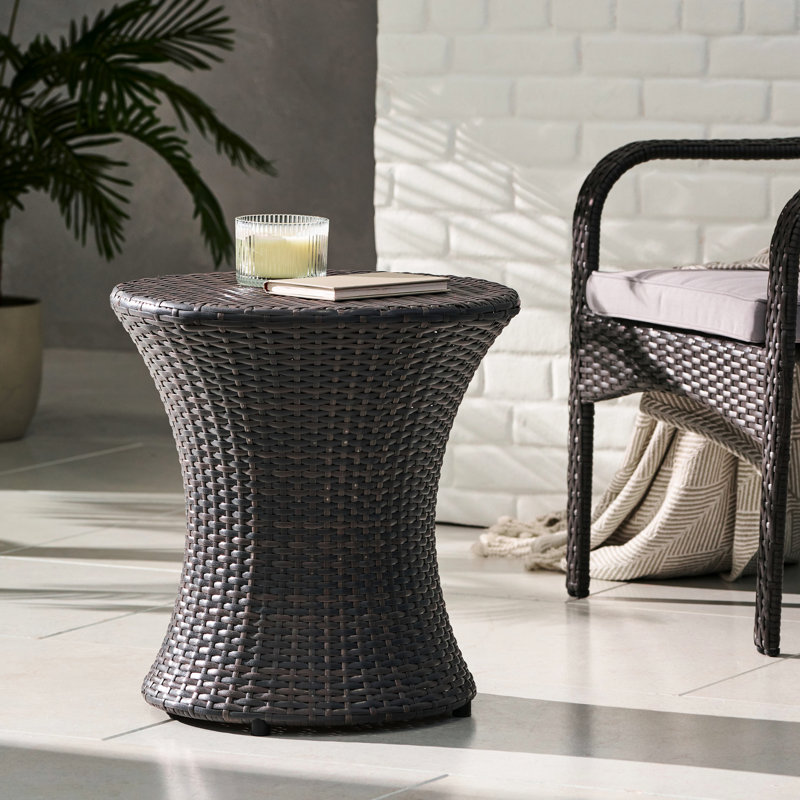 Table d'appoint d'extérieur sans assemblage - l 20,06 po, Gris