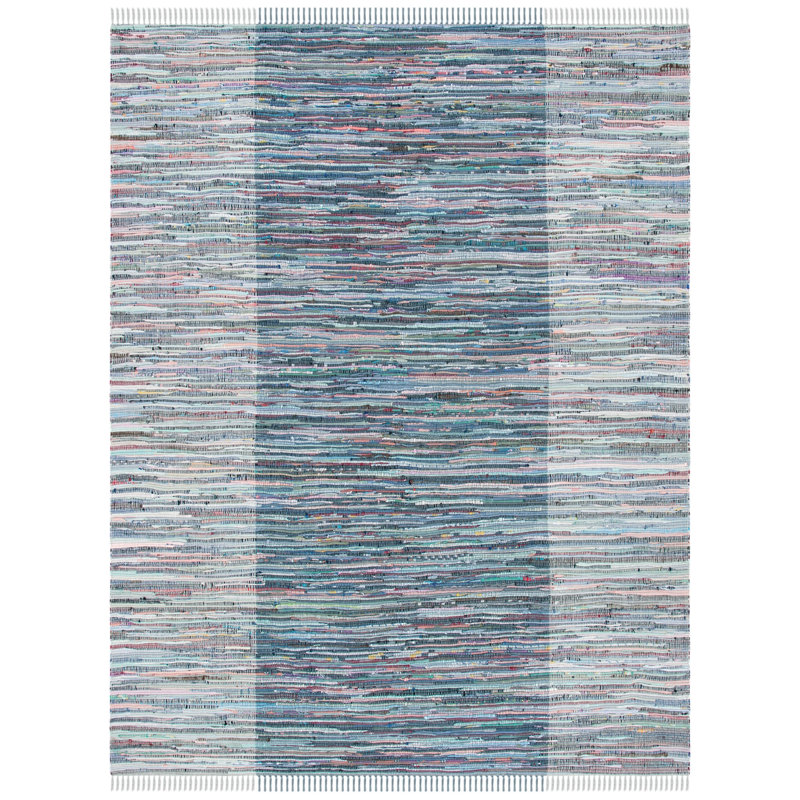 Fanshawe Rag Rug Flat Weave Cotton Rug, Rectangle 2' x 3'