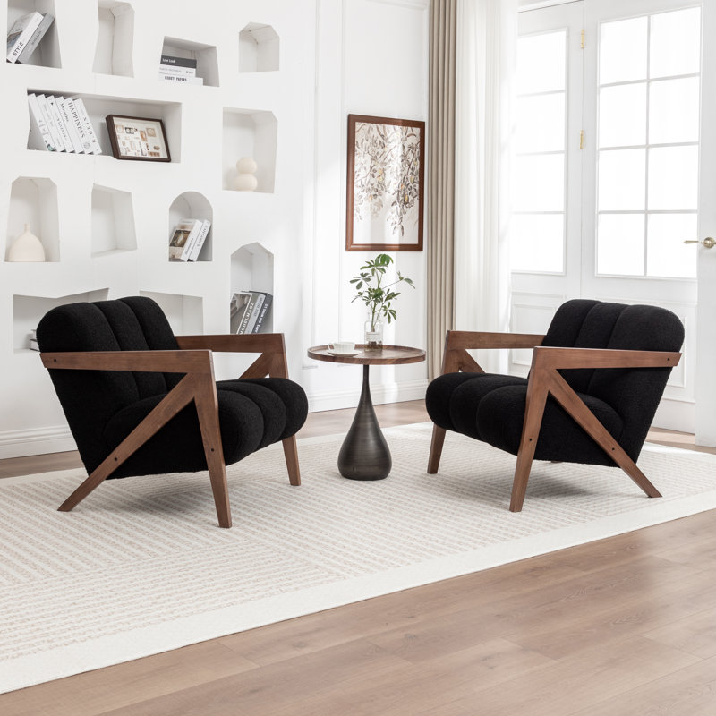 Fauteuil Bula, Noir