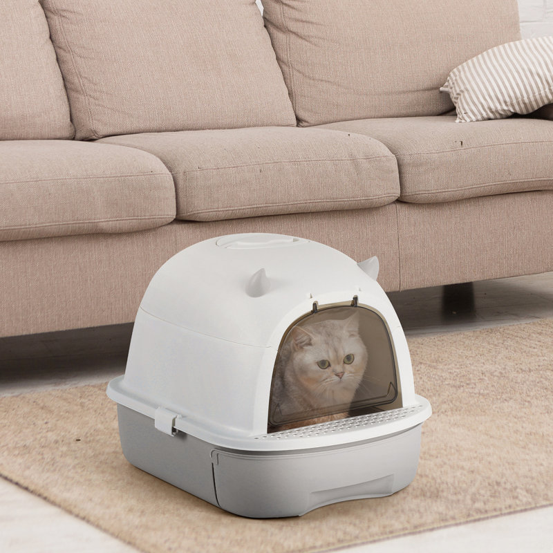 Enceinte de bac à litière pour chat