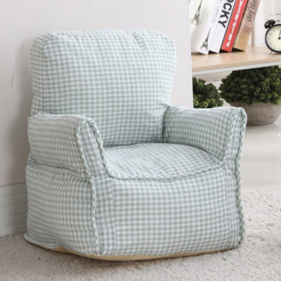 Waterproof Grid Pattern Pet Sofa Bed, Padded Armrest Cat & Dog Lounge Couch, Washable Soft Plush Pet Nest Bed for Small Medium Dogs and Cats, All Season Indoor Pet Furniture