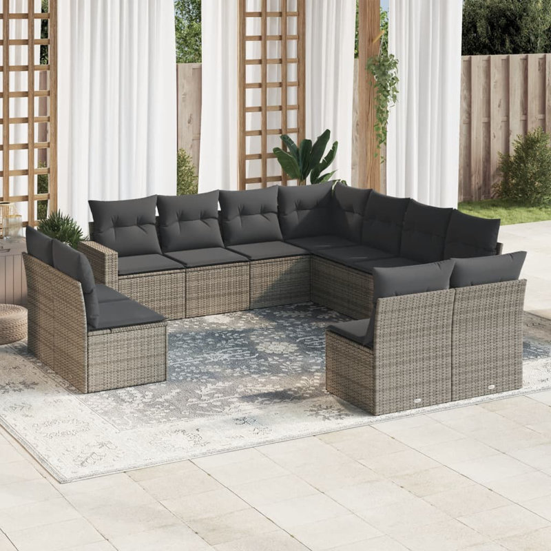 Ensemble de canapé de jardin Vidaxl