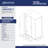Unidoor-X 59.5 W x 34.38 D x 72 H Frameless Hinged Shower Enclosure-17781961
