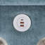 Canapé modulaire en chenille de 111 po avec deux repose-pieds amovibles, deux ports USB, deux porte-gobelets et une grande boîte de rangement pour le salon-189129792