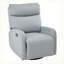 Fauteuils inclinables, fauteuil inclinable pivotant moderne à 360 ° | Polyuréthane bleu-gris | Inclinaison à 160 ° pour chambre de bébé, salon
