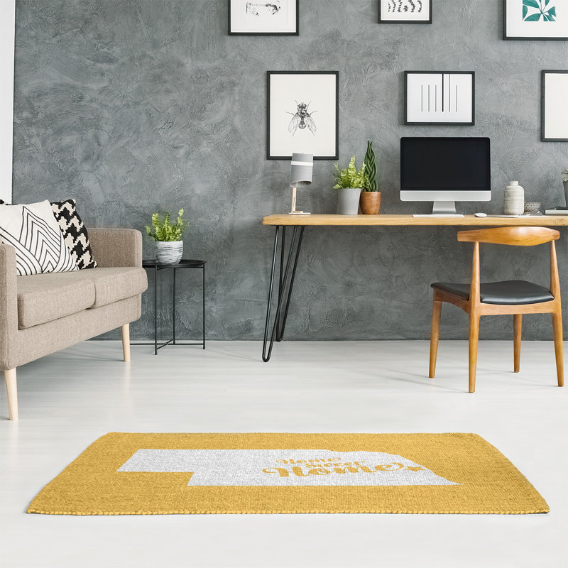 Tapis en poly-chenille omaha à la maison, Rectangle 4 pi x 6 pi