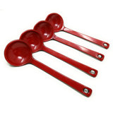 Melamine Japanese Long Handle Spoons For Ramen, Soup, Hot Pot Eating, Mixing, Stirring 8.25 Inches (4 Spoons)