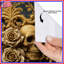Rideaux de douche Gold Skulls Roses-129077848