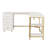 Techni Mobili L-Shape Home Office Two-Tone Desk With Storage-102062718
