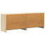 Engineered Wood Rectangle Accent Cabinet