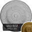 Médaillon de plafond Endurathane Amelia, DO 15 3/4 po x P 5/8 po (convient aux auvents jusqu'à 4 1/8 po), finition dorée peinte à la main-27786039