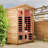 Two Person Far Infrared Old Fir Outdoor Sauna Room