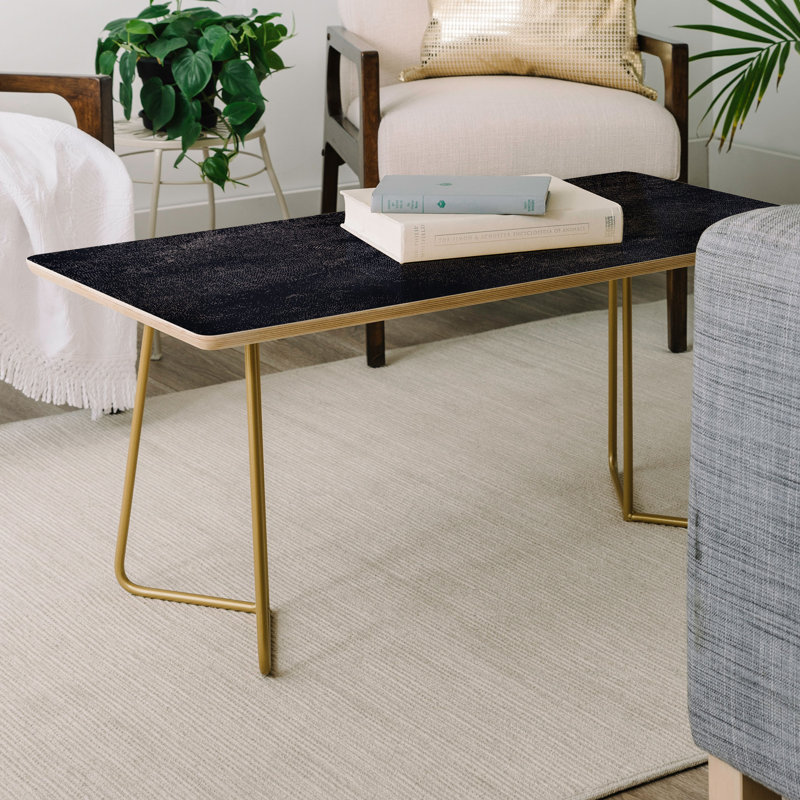 Solid Wood Top Coffee Table