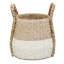 Armadi Two Tone Wicker Basket with Handles-608089933