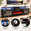 Meuble télé l 80 po avec foyer électrique et lumières DEL Keyle -1788039500-1754370274