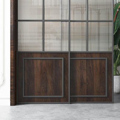 Thickened Walnut Wood Grain Contact Paper, 16X354 Inches, Self-Adhesive Waterproof Vinyl Film For Backsplash, Shelf, Furniture