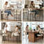 Tabouret 34,25 "H 34,25" avec dossier courbé-2042446311
