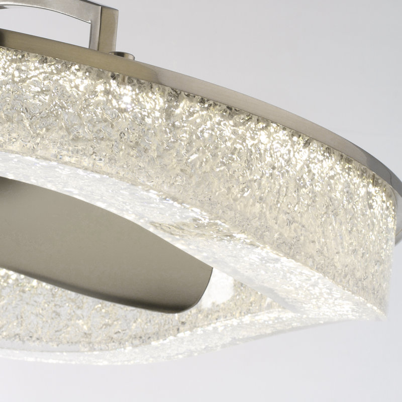 Ventilateur de plafond en cage 32,7 "avec lumières DEL à intensité variable et télécommande