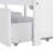 L-shaped Twin Platform Bed with Trundle, Drawers, and Built-in Desk for Space-Saving and Multi-Functional Use in White