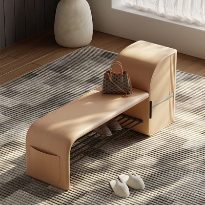Tabouret avec rangement à chaussures 47,2 po