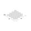 Venatino Elysia Lantern 12 in. x 13 in. Honed Marble Mosaic Floor and Wall Tile