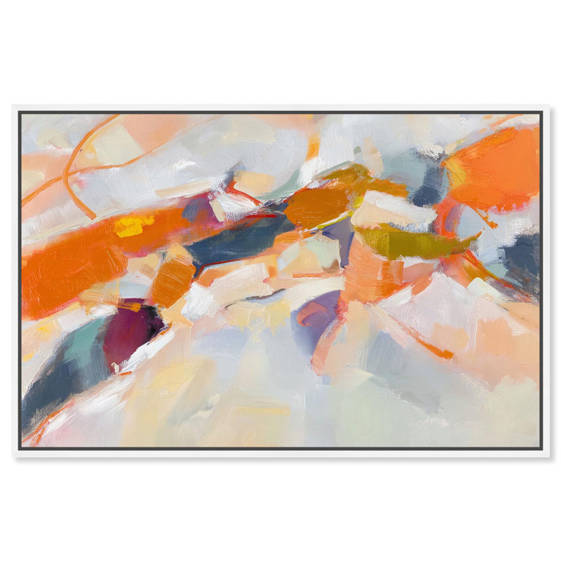 «Canyon Fire I», reproduction d'art sur toile par Art Remedy, H 16 po x l 24 po, Toile tendue avec châssis