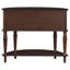 1 console traditionnelle 2 portes Demilune