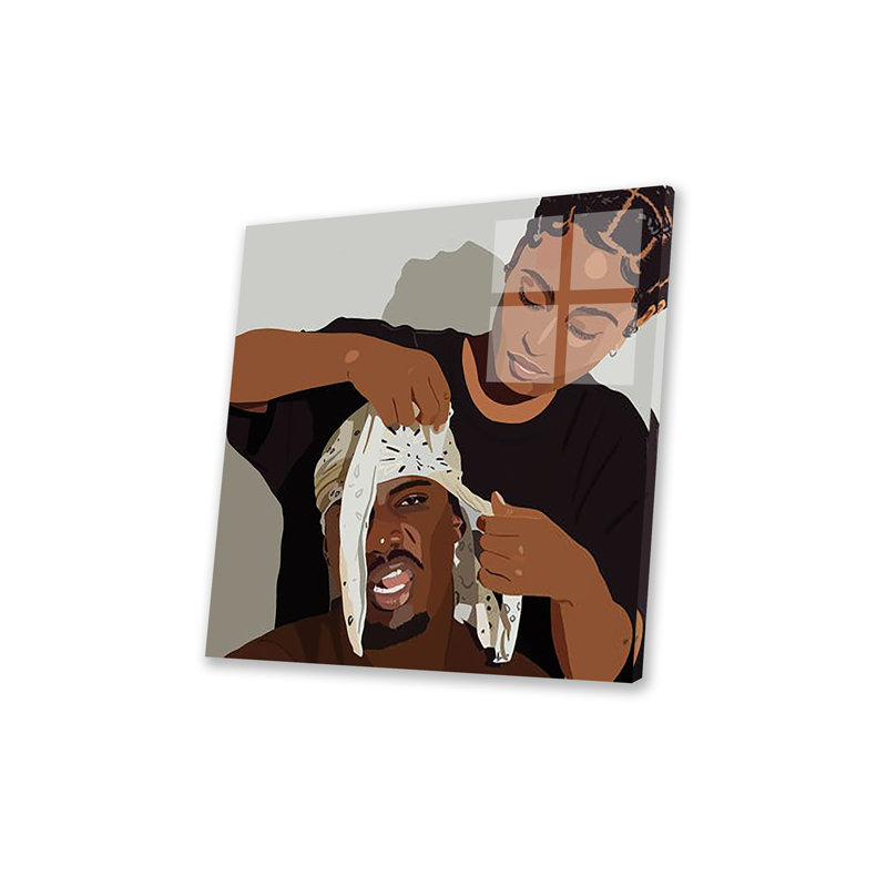 Durag Shawty par Artpce - impression non encadrée, H 24 po x l 24 po x P 0,25 po
